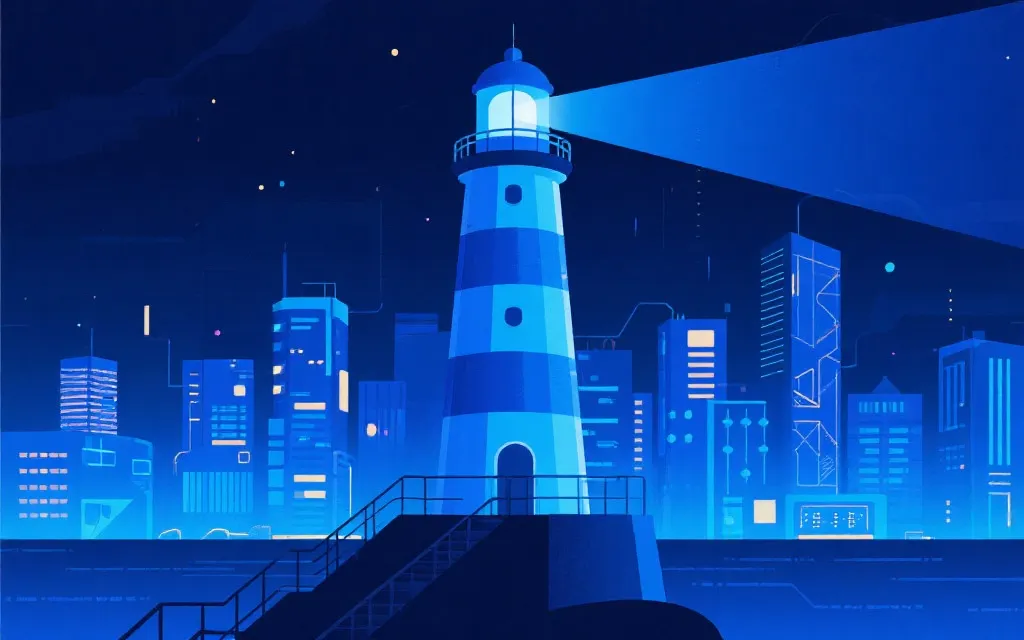 权威官方平台界面插画